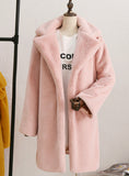 Faux Fur Coats Jackets Women Autumn Winter Rabbit Fur 