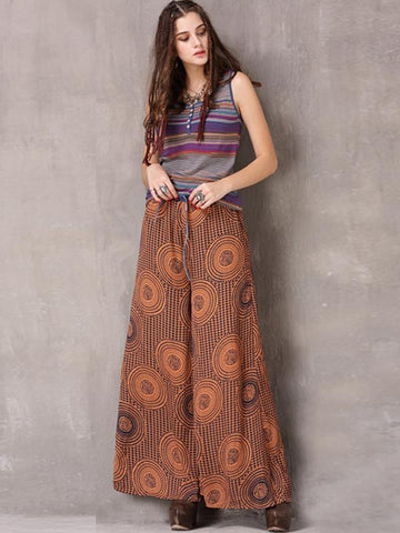 Delicate Chiffon Wide Leg Casual Pants