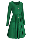 Women's Long Sleeve  Dress