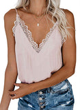 Women Halter Tank Tops Lace Crochet
