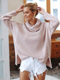 Long Sleeves Loose Knitting Sweater Tops