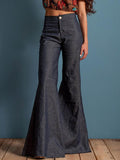 Fashion Slim Fit Bell-bottom Jean Pants