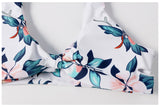 Tied Floral High Rise Bikini Set