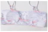 Cute Print String Bikini Set