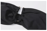 Black Cut Out Bandeau Bikini