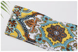 Retro Print Bandeau Bikini Set
