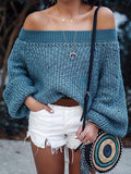 Latest Knitting Puff Sleeves Sweater Tops