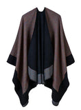 COLORFUL FLUORESCENT SHAWL FIELD CAMPING CLOAK