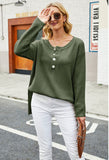 LONG SLEEVE PULLOVER LOOSE ROUND NECK SWEATER