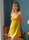 SEXY SHORT ICE SILK SLING NIGHTDRESS