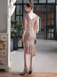 WOMEN V-NECK PARTY GOWN