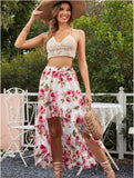 BOHEMIA LEOPARD PRINT HIGH WAIST SKIRT
