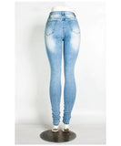 WOMEN SLIM JEANS PENCIL PANTS