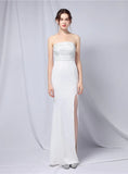 MERMAID STRAPLESS BEADING PARTY DRESS