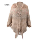 CAPE SWEATER TASSEL CARDIGAN CLOAK