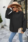 TURTLENECK LONG SLEEVE LOOSE SWEATER