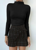 LONG SLEEVE HALF HIGH COLLAR BASE SLIM