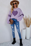LOOSE ROUND NECK TURTLENECK LONG SLEEVE SWEATER