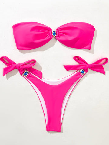 WIPE TOP BLUE DIAMOND BIKINI