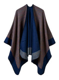 COLORFUL FLUORESCENT SHAWL FIELD CAMPING CLOAK