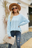 SOLID COLOR PULLOVER LOOSE SWEATER GIRL