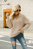 LONG SLEEVE PULLOVER LAPEL SWEATER
