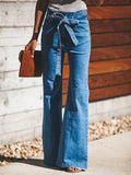 Gorgeous Blue Bell-bottoms Jean Pants Bottoms