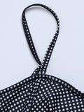 Flounces Polka Dots Sexy Removable Strap Bikini Set Swimuits