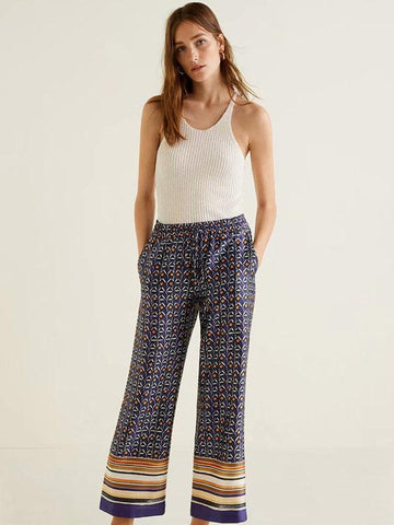 Glamorous Floral Wide Leg Casual Pants