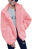 Warm Zip Up Fluffy Winter Coat