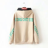 Fashion Pouch Pocket Fleece Pullover Hoodie