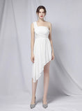 SEXY ONE SHOULDER SLEEVELESS DRESS