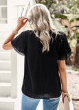 JACQUARD SHORT-SLEEVED SHIRT