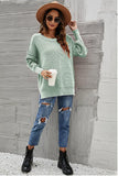TURTLENECK NECK LOOSE SOLID COLOR SWEATER