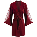 SILK NIGHTDRESS SATIN LACE HOME SUSPENDER SKIRT