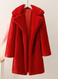 Faux Fur Coats Jackets Women Autumn Winter Rabbit Fur 