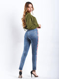 Marvelous Elastic Jeans Pants Bottoms