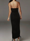 Casual Ruched Bodycon Mini Summer Dress