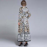 Vintage Big Swing Luxury Party Maxi Dress