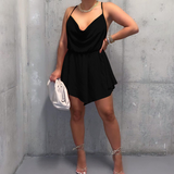 Solid Lace Up Hallow Out Sexy Party Dresses