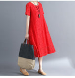 Women Vintage Ladies Lace Boho Summer Long Dress