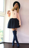 2018 New Women Boots Sexy Fashion Over the Knee Boots Sexy Thin Square Heel Boot Platform Woman Shoes