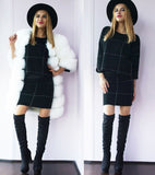 2018 New Women Boots Sexy Fashion Over the Knee Boots Sexy Thin Square Heel Boot Platform Woman Shoes