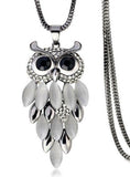 Lovely Owl Pendant Rhinestone