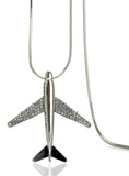 Lovely Plane Crystal Necklace