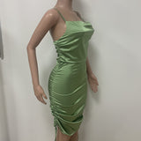 Solid Glitter Fashion Brief Dresses