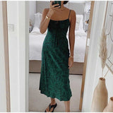 Summer New Backless Sexy Spaghetti Straps Camisole Women's Sling Dresses