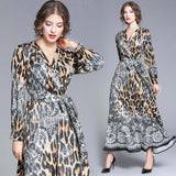Vintage Big Swing Luxury Party Maxi Dress