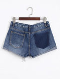 Fashion Ripped Cutoffs Denim Shorts