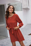 Fashion Simple Striped Dress